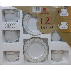 ROYAL PORCELAIN 12PCS TEA SET           