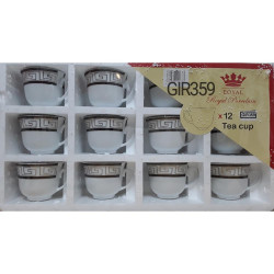 LOOSE CUPS BLACK SAYA 12PC GIR359