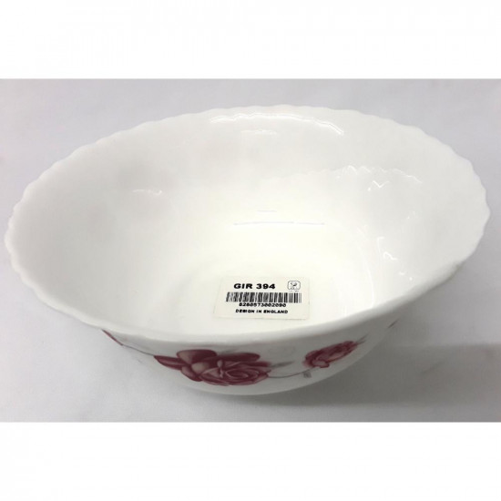 PINK ROSE 20CM BOWL     GIR394