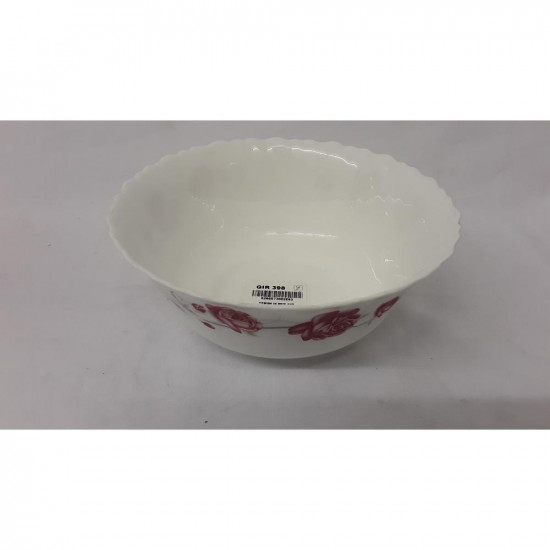 PINK ROSE LARGE SALAD BOWL  GIR398