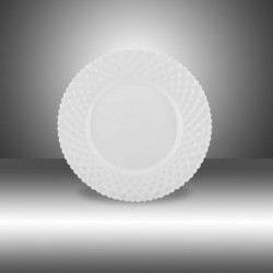 WHITE ROUND SOUP PLATE   GIR435         