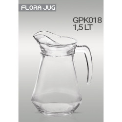 FLORA CLEAR GLASS JUG 1.5L GPK018       