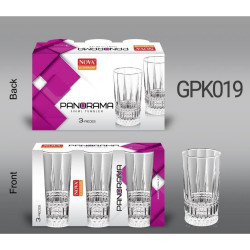 PANORAMA TUMBLERS 3PCS   GPK019         