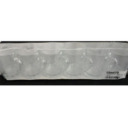 DOMINO 6PCS TEA CUPS  TC012B            