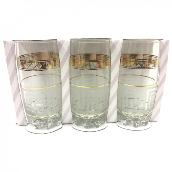 REVERA BIBITA GLASS SET 385ML  3PC
