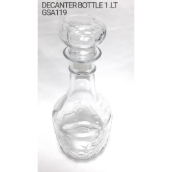 ORCHID DECANTER BOTTLE 1LTR  GSA119     