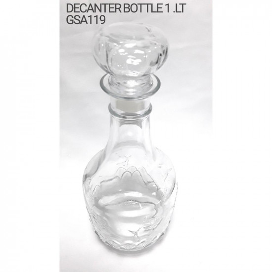 ORCHID DECANTER BOTTLE 1LTR  GSA119