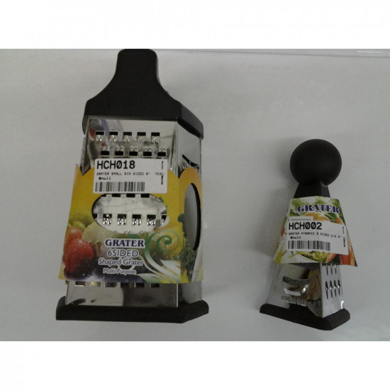 GRATER 6 SIDED STAINLESS STEEL HCH018