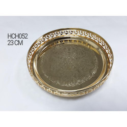 SMALL GOLD PAANDAN TRAY   HCH052        