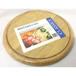 PLAIN TEAK ROTI BOARD LARGE HCH072      