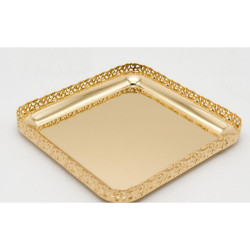 GOLD PLATED SQUARE PAN DAN HCH305       
