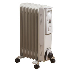 DAEWOO 7FIN OIL RADIATOR 1500W WHITE    