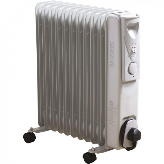 DAEWOO 11FIN OIL RADIATOR 2500W WHITE