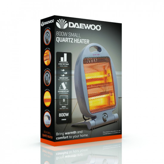 DAEWOO QUARTZ HEATER 800W HEA1417
