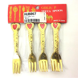 MINI SILVER SPOONS 12PCS  HUB067        