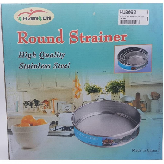 ROUND STRAINERS (ATTA CHALNI) 6PC