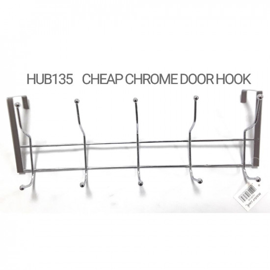 DOOR HOOK CHROME     HUB135