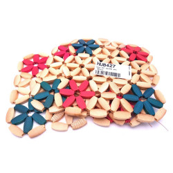 SQUARE WOOD MATS 3PC   HUB286           