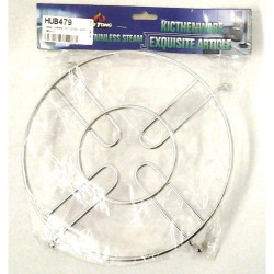 LARGE CHROME POT STAND 20CM HUB479      