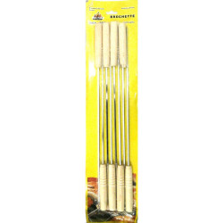 IRON KABAB STICK 8PC 39CM   HUB4818