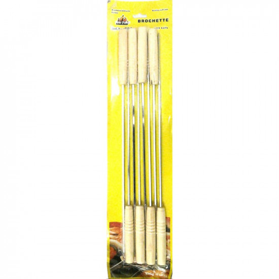 IRON KABAB STICK 8PC 39CM   HUB4818