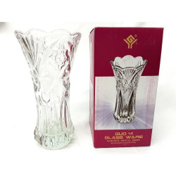 LARGE GLASS VASE IN COLOUR BOX          