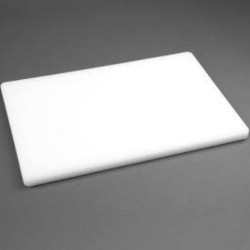 WHITE CHOPPING BOARD 46x30CM  HUB669
