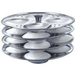 S/STEEL IDLI MAKER 4 PLATES SET   IND010