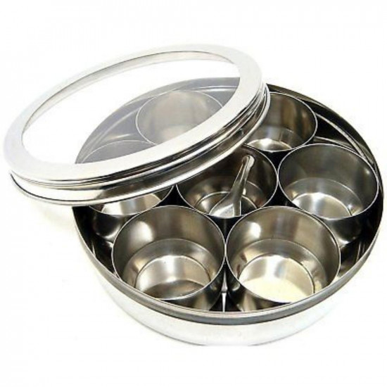 DELUXE S/STEEL MASALA DABBA NO. 11