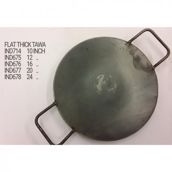 IRON FLAT TAWA TWO HANDLE 12