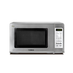 TOWER 20L DUAL WAVE MICROWAVE SILVER    