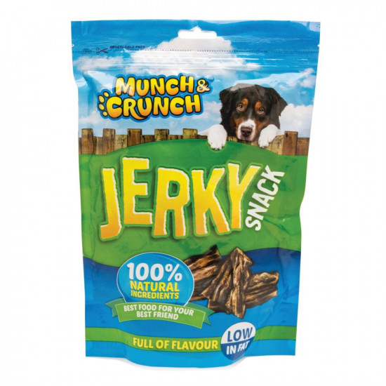 MUCNCH&CRUNCH JERKY DOG SNACK 100G