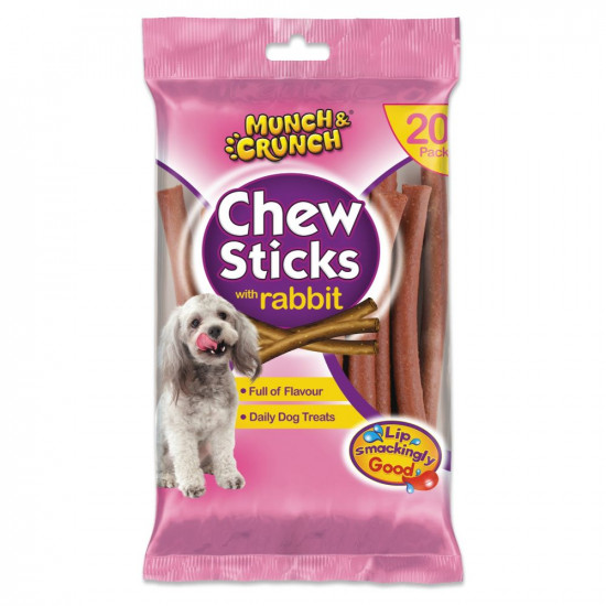 20PK CHEW STICKS HIGH IN BEEF 180G