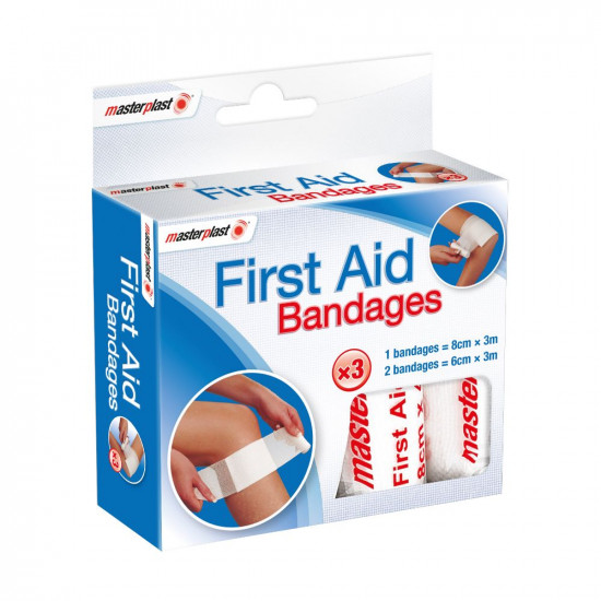 3PK FIRST AID BANDAGES