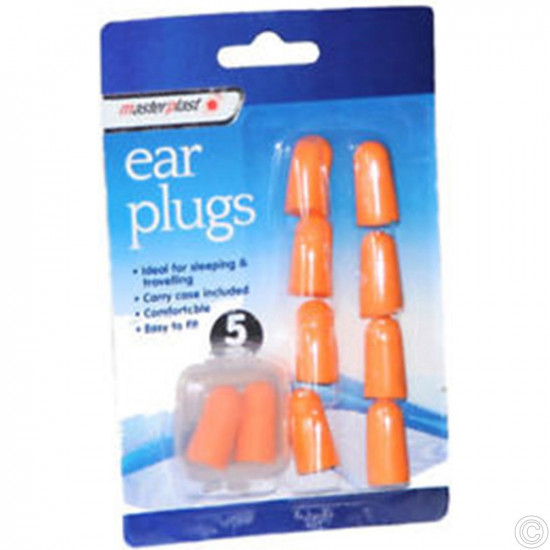 EAR PLUG 5PK                            