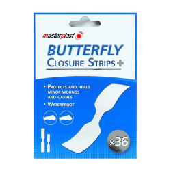BUTTERFLY CLOSURE STRIPS 36