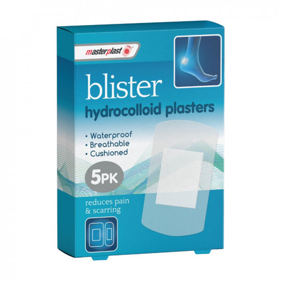 BLISTER HYDROCOLLOID PLASTERS 5PK