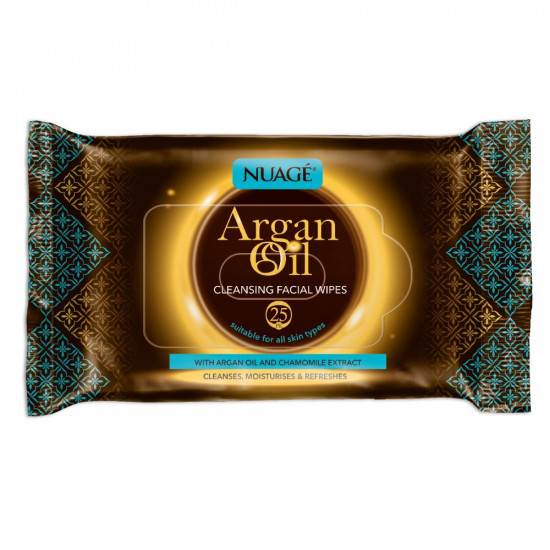NUAGE ARGON OIL WIPES 2 X 25PK