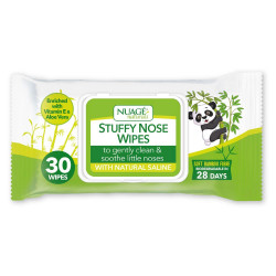 NUAGE NATURALS STUFFY NOSE WIPES 30PK   