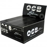 OCB BLACK SLIM KINGSIZE PAPER 50s