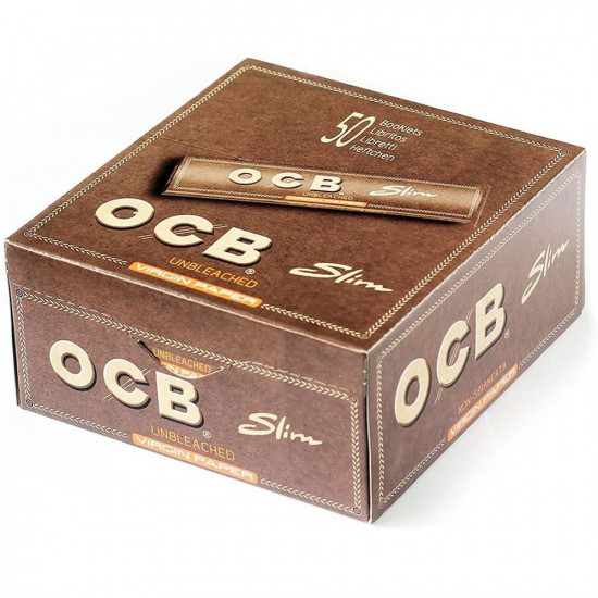 OCB UNBLEACHED SLIM PAPER 50s