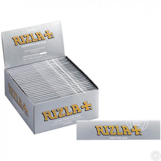 RIZLA SILVER KING SIZE PAPER 50s