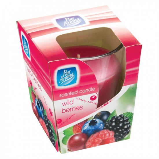 PANAROMA GLASS JAR CANDLE(JUICY BERRIES)