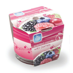 PRINTED GLASS CANDLE(JUICY BERRIES)