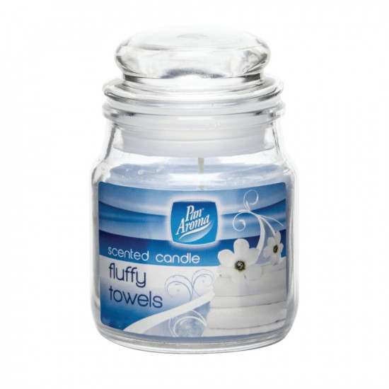 SMALL JAR+LID CANDLE (PURE COTTON)