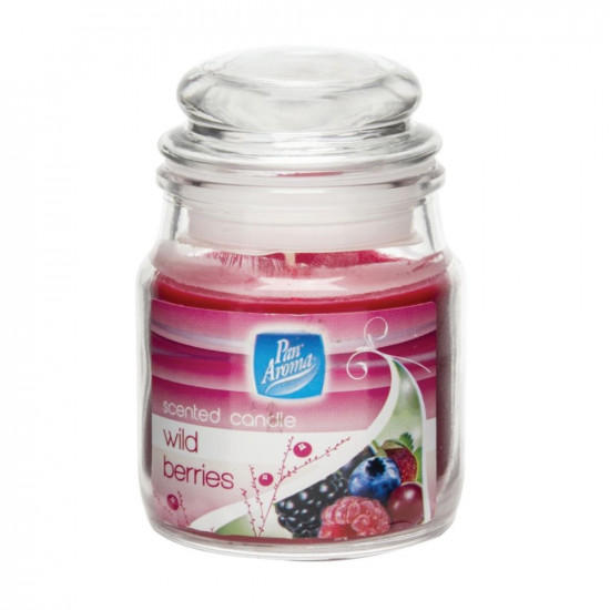 SMALL JAR+LID CANDLE (JUICY BERRIES)