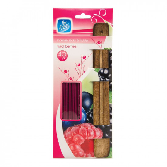 PAN AROMA 40INCENSE STICKS & HOLDER