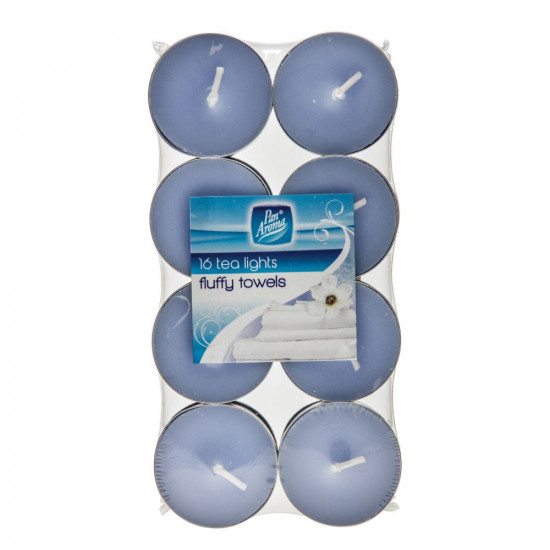 PAN AROMA 16TEA LIGHTS FLUFFY TOWELS