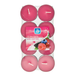 PAN AROMA 16TEA LIGHTS WILD BERRIES