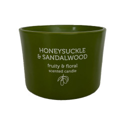 PAN AROMA JAR CANDLE(SANDALWOOD & HONEYSUCKLE)